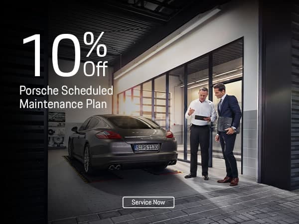 10% off the purchase of any Porsche scheduled maintenance plan.