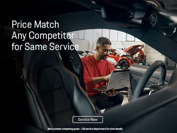 We will price match any competitor for the same service.