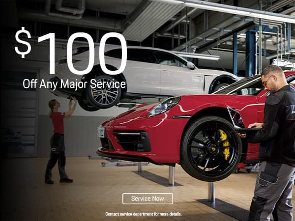 $100 off any major service.